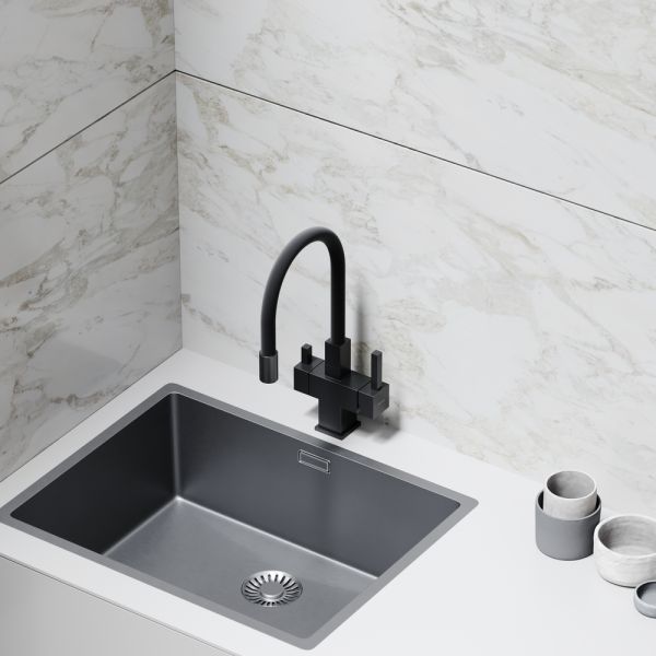 Смеситель для кухни Sancos Arno SC4005MB чёрный матовый