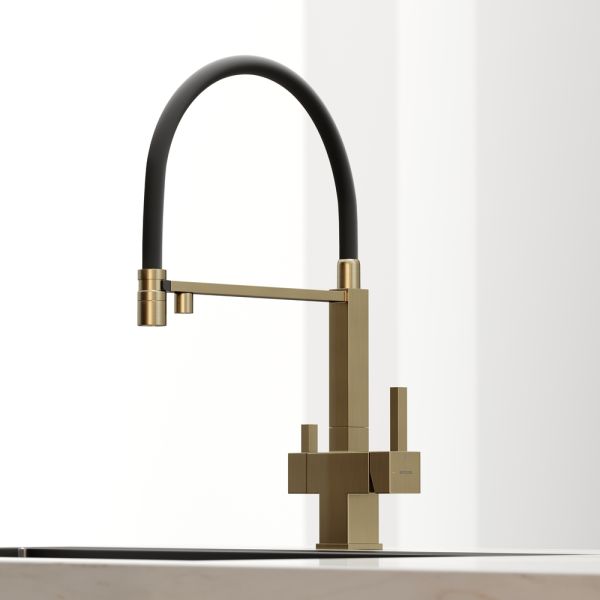 Смеситель для кухни Sancos Moro SC4006BG брашированное золото