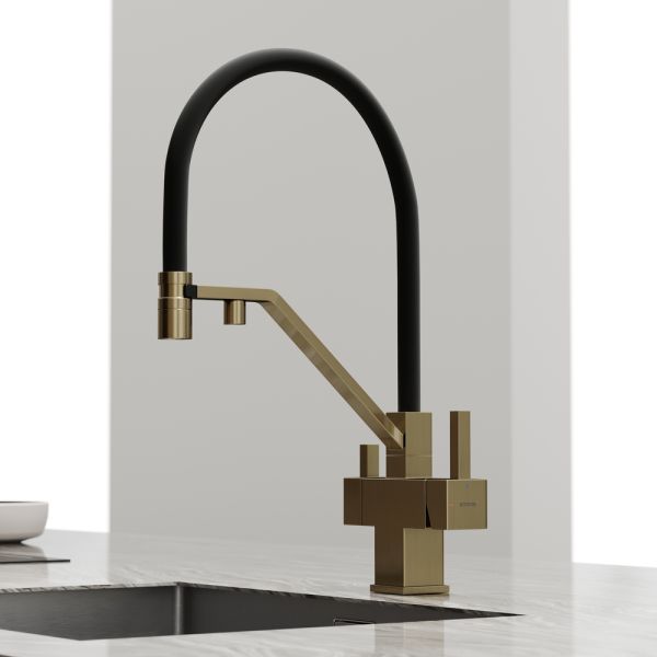 Смеситель для кухни Sancos Loro SC4007BG брашированное золото