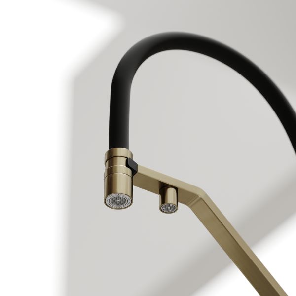 Смеситель для кухни Sancos Loro SC4007BG брашированное золото