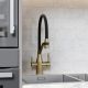 Смеситель для кухни Sancos Orta SC4008BG брашированное золото