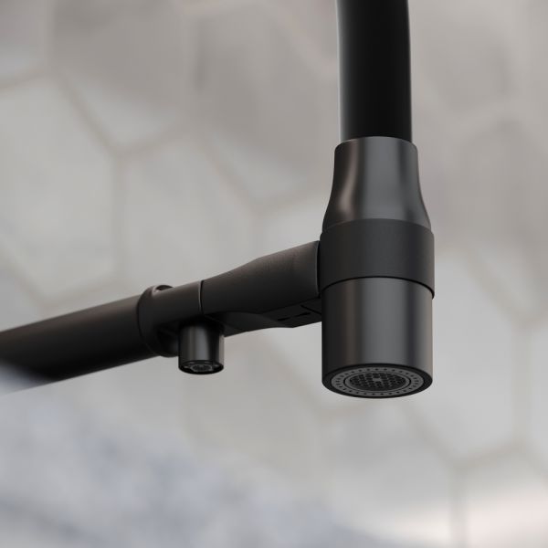 Смеситель для кухни Sancos Garda SC4009MB чёрный матовый