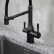 Смеситель для кухни Sancos Garda SC4009MB чёрный матовый
