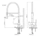 Смеситель для кухни Sancos Imola SC4010MB чёрный матовый