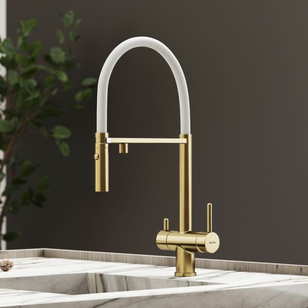 Смеситель для кухни Sancos Imola SC4010BG брашированное золото