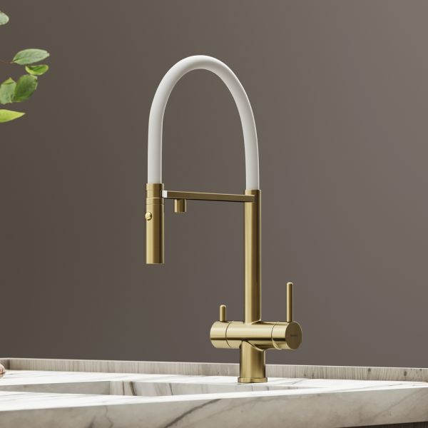 Смеситель для кухни Sancos Imola SC4010BG брашированное золото