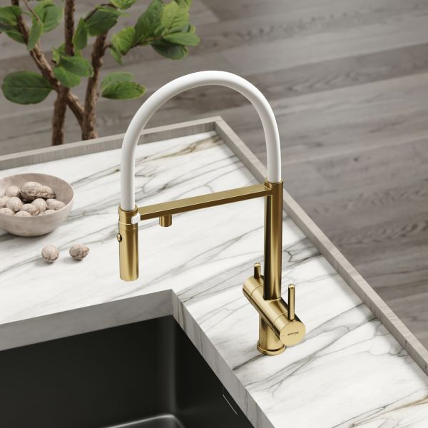 Смеситель для кухни Sancos Imola SC4010BG брашированное золото