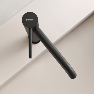 Смеситель для раковины Sancos Этна (Etna) SC9002MB чёрный матовый