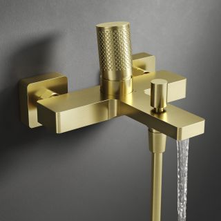 Смеситель для ванны Sancos Звено (Nexus) SC9014BG брашированное золото
