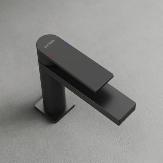 Смеситель для раковины Sancos Студия (Studio) SC9015MB чёрный матовый
