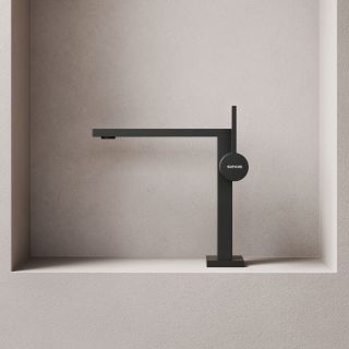 Смеситель для раковины Sancos Линн (Linn) SC9019MB чёрный матовый