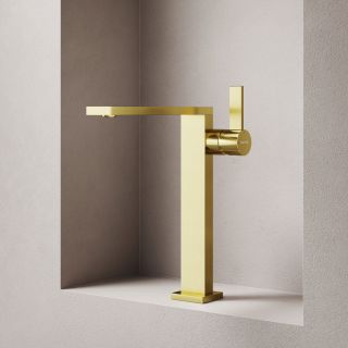 Смеситель для раковины Sancos Линн (Linn) SC9020BG брашированное золото