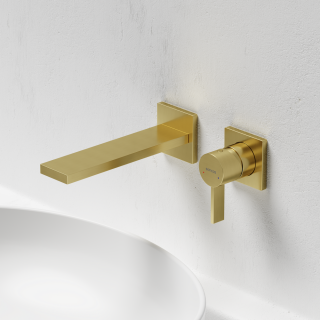 Смеситель для раковины Sancos Линн (Linn) SC9021BG брашированное золото