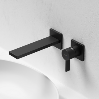 Смеситель для раковины Sancos Линн (Linn) SC9021MB чёрный матовый