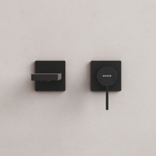Смеситель для раковины Sancos Линн (Linn) SC9021MB чёрный матовый