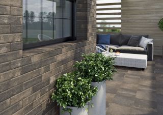 Плитка фасадная Ceramika Paradyz Скандиано коричневая 24,5x6,6 (0,74)