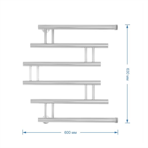 Полотенцесушитель водяной Energy Modern EWTRMODRN06050R903M 600 x 500 белый матовый
