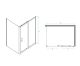 Душевой уголок RGW PA-040 3708104010-11 110x100 см профиль хром стекло прозрачное