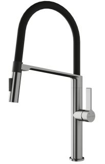 Смеситель для кухни Paulmark Barrel Ba214029-BS нержавеющая сталь Смеситель для кухни Paulmark Barrel Ba214029-BS нержавеющая сталь