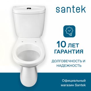 Унитаз-компакт Santek Анимо 1WH110032 с диагональным выпуском белый