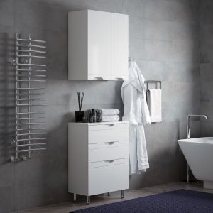 Шкаф Corozo Лея SD-00000397 55см белый