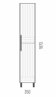 Пенал Corozo Терра SD-00001325 35см универсальный люкс матовый графит Пенал Corozo Терра SD-00001325 35см универсальный люкс матовый графит