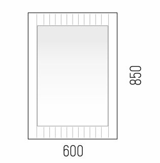 Зеркало Corozo Терра SD-00001326 60см графит матовый Зеркало Corozo Терра SD-00001326 60см графит матовый