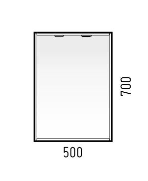 Зеркало-шкаф с подсветкой Corozo Орегон SD-00001435 50/С пайн