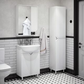 Тумба под раковину Corozo Сириус SD-00001437 55см белый