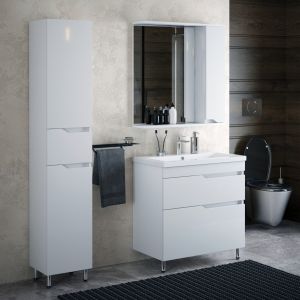 Тумба под раковину Corozo Теона SD-00001512 80см Z2 белый