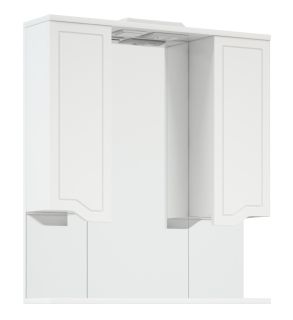 Зеркало-шкаф с подсветкой Corozo Мирра SD-00001516 75/С белый Зеркало-шкаф с подсветкой Corozo Мирра SD-00001516 75/С белый