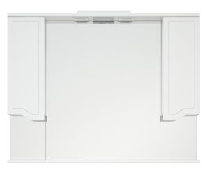 Зеркало-шкаф с подсветкой Corozo Мирра SD-00001545 105/С белый
