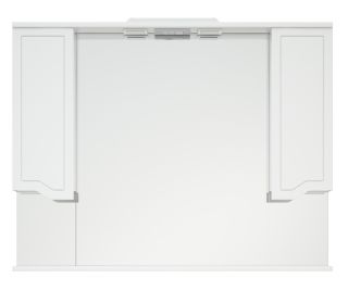 Зеркало-шкаф с подсветкой Corozo Мирра SD-00001545 105/С белый Зеркало-шкаф с подсветкой Corozo Мирра SD-00001545 105/С белый