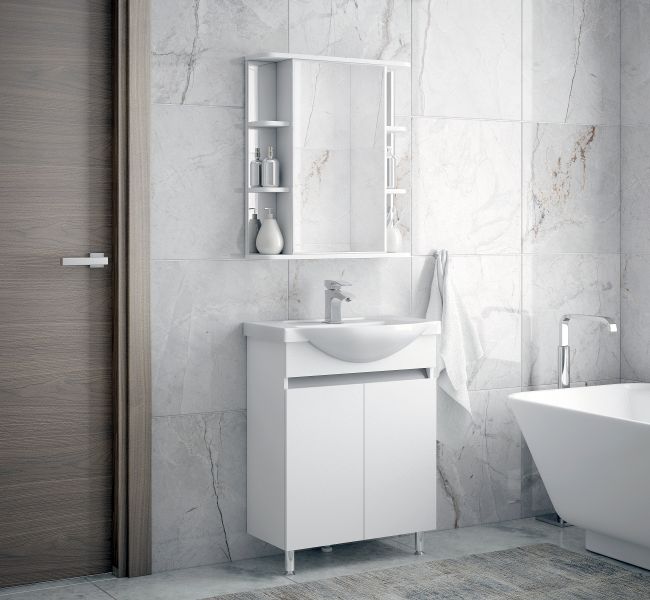 Тумба под раковину Corozo Джуно SD-00001546 55см NEW белый