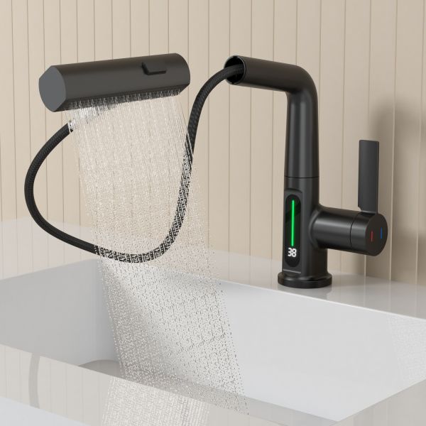 Смеситель для раковины Black&White Sky Day 3027B чёрный матовый