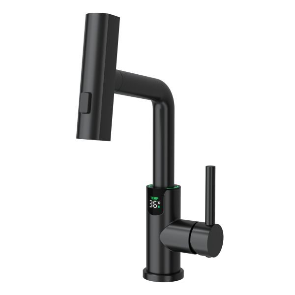 Смеситель для раковины Black&White Sky Day 3028B чёрный матовый