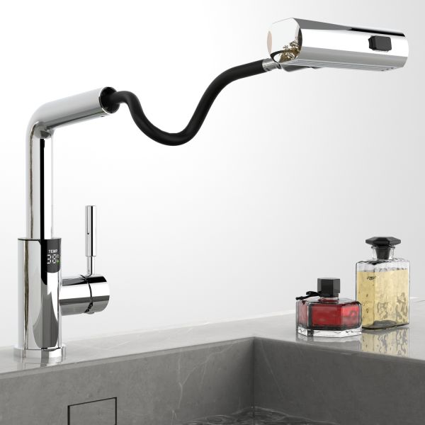 Смеситель для раковины Black&White Sky Day 3028C хром