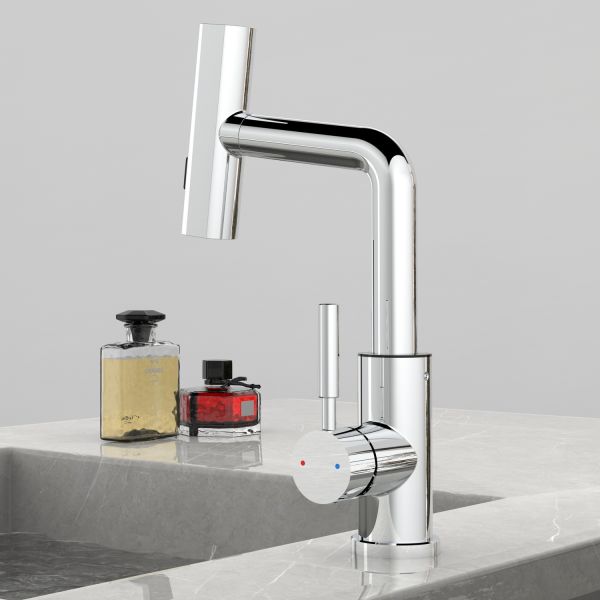 Смеситель для раковины Black&White Sky Day 3028C хром