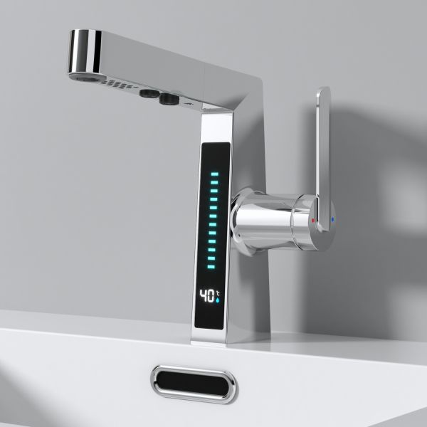 Смеситель для раковины Black&White Sky Day 3029C хром