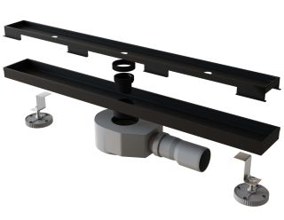 Душевой лоток RGW SDR-08B 21210860-014 60см под плитку чёрный Душевой лоток RGW SDR-08B 21210860-014 60см под плитку чёрный
