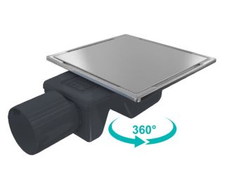 Душевой трап RGW SDR-15 60211515-01 15см хром Душевой трап RGW SDR-15 60211515-01 15см хром