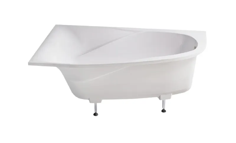 Ванна из искусственного камня Astra-Form Селена 01010039 левая 170x100 см белый глянец