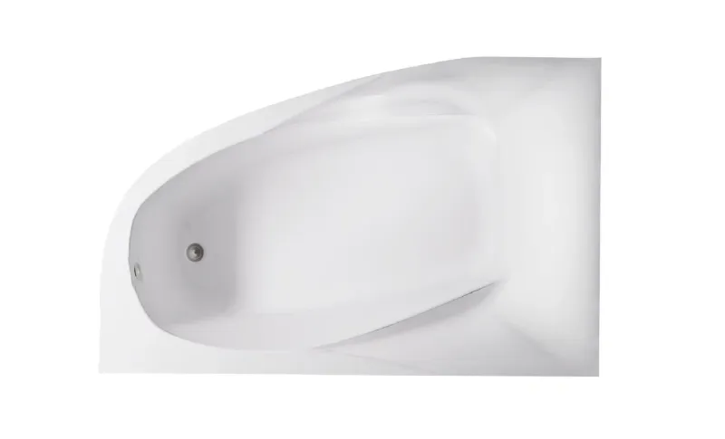 Ванна из искусственного камня Astra-Form Селена 01010039 левая 170x100 см белый глянец
