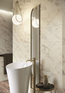 Декор Ceramika Paradyz Серена белый 54144, 25x75