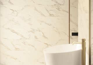 Плитка Ceramika Paradyz Серена белая структурная ректификат 54142, 25x75 (1,3)