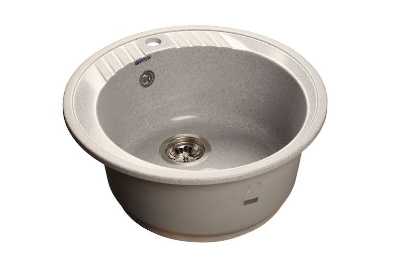 Мойка кухонная GranFest Серая Rondo R-520 сер Мойка кухонная GranFest Серая Rondo R-520 сер