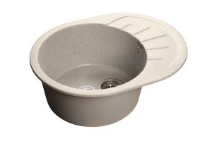 Мойка кухонная GranFest Серая Rondo R-580 L сер