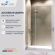 Душевая дверь RGW SV-004Gr 353200410-110 100 см профиль серый стекло прозрачное