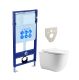 Комплект унитаза с инсталляцией Aquatek Set Aquatek Классик cm Standard INS-0000012 унитаз Классик AQ1112-00 с тонким сиденьем soft-close