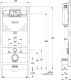 Инсталляция RIVO Set A для унитаза 200001.1 с клавишей смыва RIVO Touch Neo хром